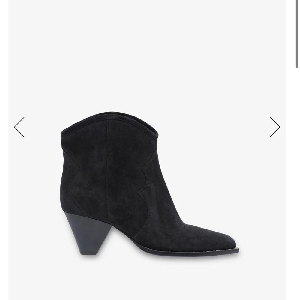 Isabel Marant Black Western Ankle "Darizo" Boots